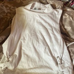 White charlotte’s russe , turtle neck